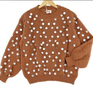 BiBi Sweater with Silver Accents